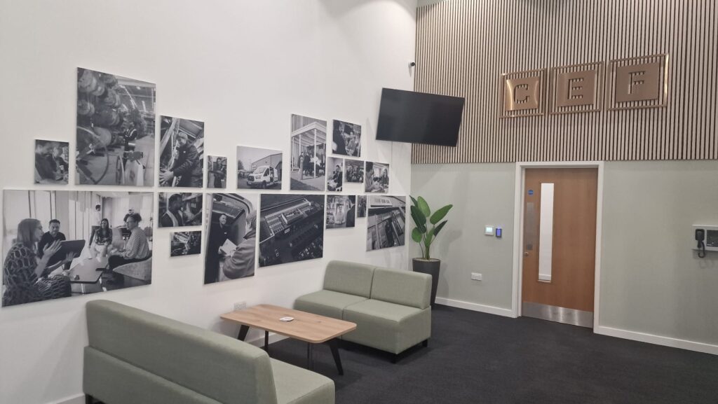 City Electrical Factors, office makeover with AlphaGraphics
