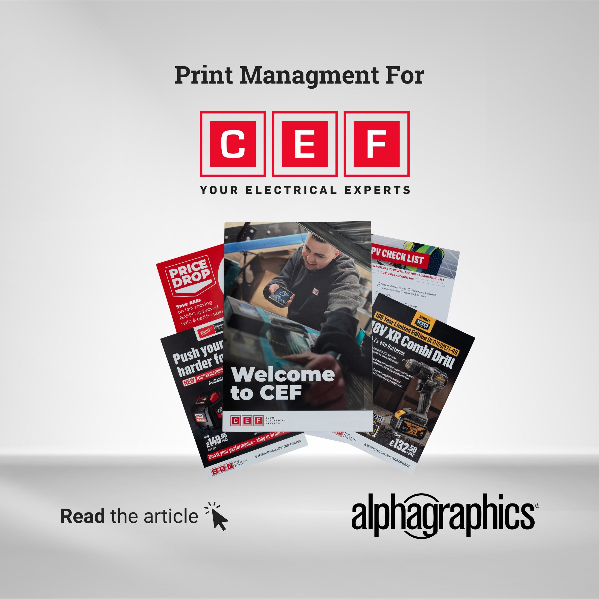 Print Management for City Electrical Experts - AlphaGraphics
